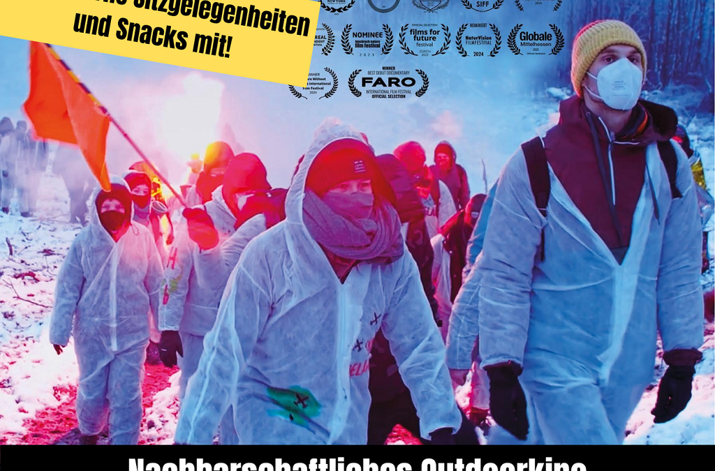 Nachbarschaftliches Outdoorkino: SYSTEM CHANGE – A Story of Growing Resistance